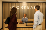 Community Manager desk at Workbar Harvard Square