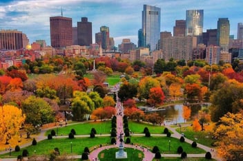 Boston in fall