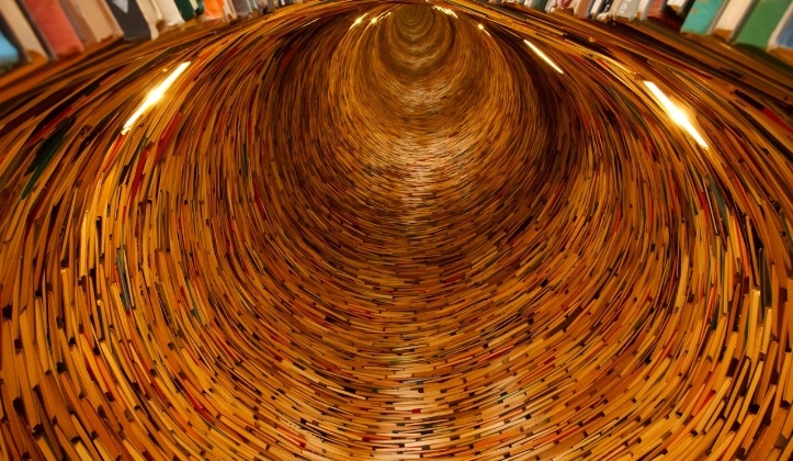 tunnel of books