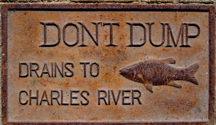 don't dump drains to charles river