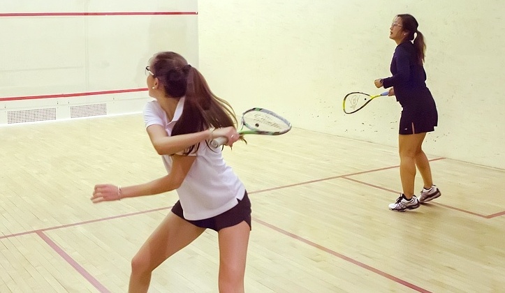 people playing squash